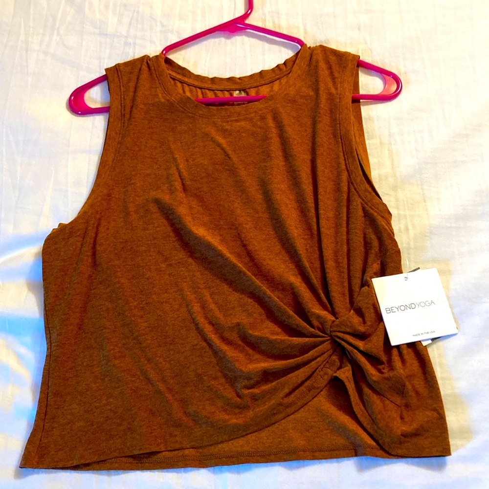BEYOND YOGA Rust Tank Top NEW With Tags